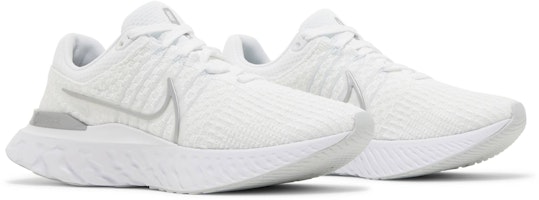 (女性)Nike React Infinity Run Flyknit 3 白色 金屬銀 DD3024-101 Cheap (女性)Nike React Infinity Run Flyknit 3 白色 金屬銀 DD3024-101