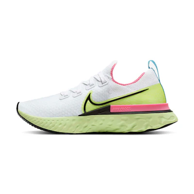 (W) Nike React Infinity Run Flyknit 'Volt Pink Glow'