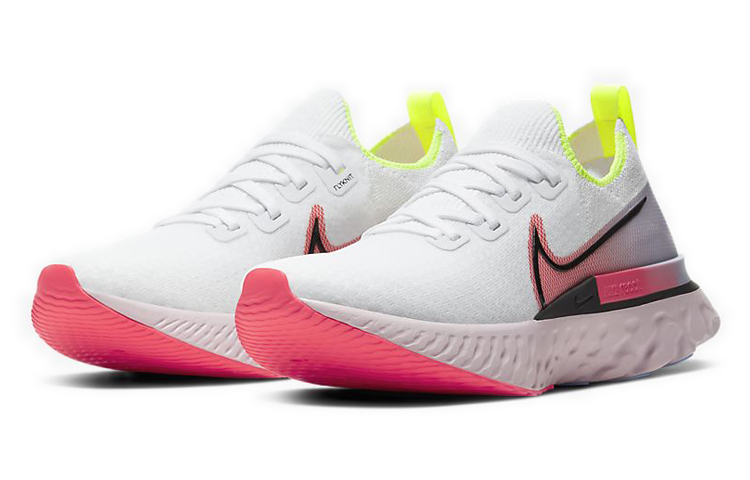 Lookbook (W) 나이키 리액트 인피니티 런 플라이니트 '화이트 레이저 크림슨' CW5636-100