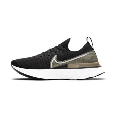 (W) Nike React Infinity Run Flyknit Metallic Gold Silk