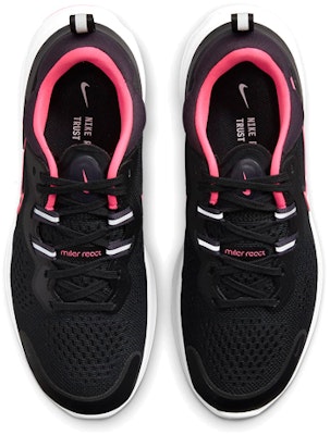 (W) Nike React Miler 2 'Negro Hyper Rosa' CW7136-003 Shop (W) Nike React Miler 2 'Negro Hyper Rosa' CW7136-003