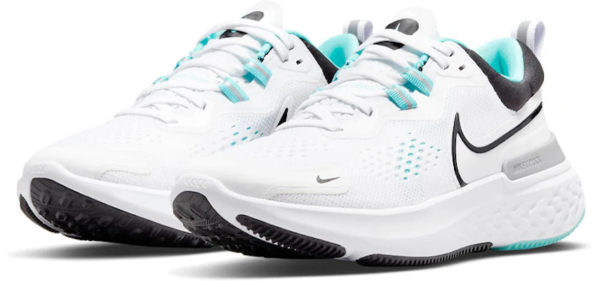 (W) Nike React Miler 2 Blau/Schwarz ''Weiß'' CW7136-100 Lookbook (W) Nike React Miler 2 Blau/Schwarz ''Weiß'' CW7136-100