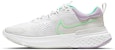 (W) Nike React Miler 2 'Platinum Tint Green Glow' - Kasut Lari Hijau Platinum CW7136-002