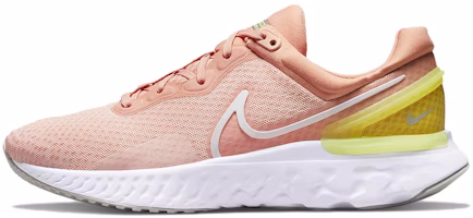 (Women) Nike React Miler 3 'Pink White Yellow' DD0491-800 (Women) Nike React Miler 3 'Pink White Yellow' DD0491-800