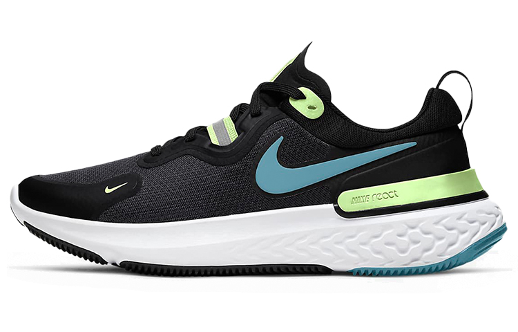 Buy (W) 耐克React Miler 蓝绿"黑色"款 CW1778-007