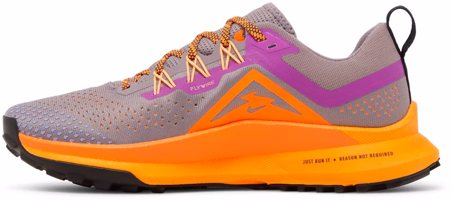 Women Nike React Pegasus Trail 4 Purple Smoke Total Orange