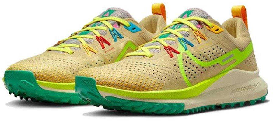 (Women) Nike React Pegasus Trail 4 'Team Gold Volt' DJ6159-700 Lookbook (Women) Nike React Pegasus Trail 4 'Team Gold Volt' DJ6159-700
