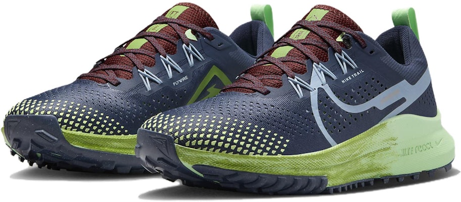 (Women) Nike React Pegasus Trail 4 'Thunder Blue Chlorophyll' DJ6159-403 Lookbook (Women) Nike React Pegasus Trail 4 'Thunder Blue Chlorophyll' DJ6159-403