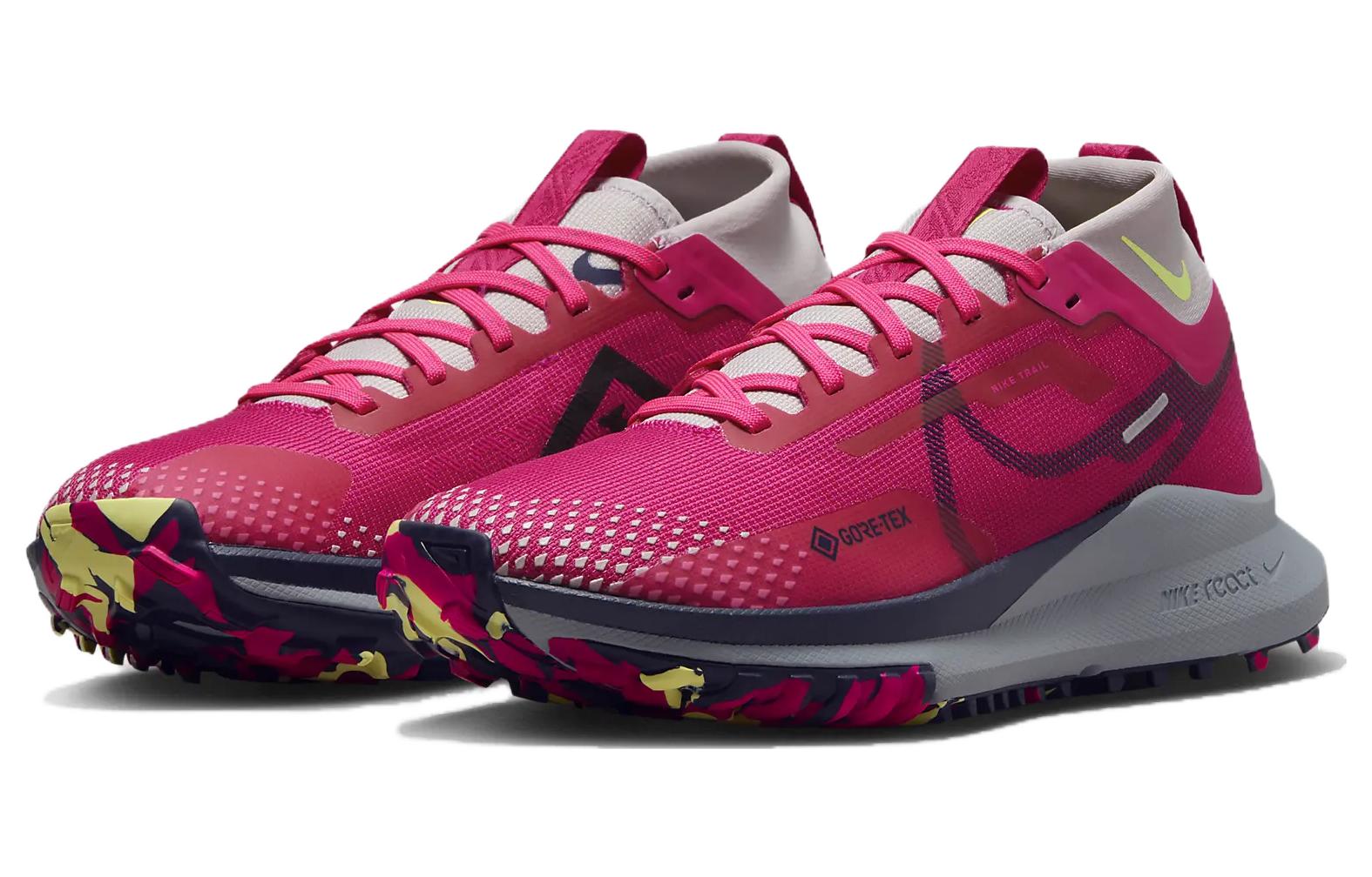 Lookbook (W) Nike React Pegasus Trail 4 GORE-TEX 'Fireberry Purple Ink' - Ungu Merah Tahan Air. DJ7929-600