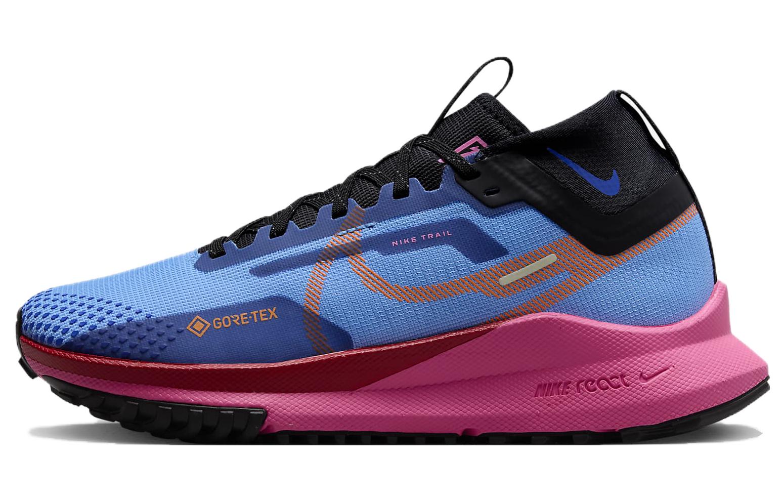 Buy (W) Nike React Pegasus Trail 4 GORE-TEX 'Azul Universitario y Rosa Brillante' FV1181-400