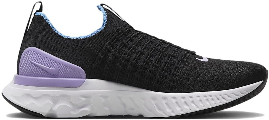 (W) Nike React Phantom Run Flyknit 2 'Hitam Lilac' DZ5213-001 Order (W) Nike React Phantom Run Flyknit 2 'Hitam Lilac' DZ5213-001