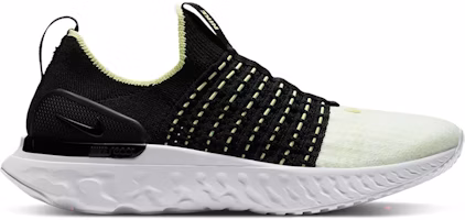 (Women) Nike React Phantom Run Flyknit 2 'Black Volt' CJ0280-004 (Women) Nike React Phantom Run Flyknit 2 'Black Volt' CJ0280-004