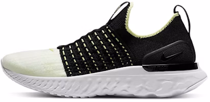 (Women) Nike React Phantom Run Flyknit 2 'Black Volt' CJ0280-004 (Women) Nike React Phantom Run Flyknit 2 'Black Volt' CJ0280-004