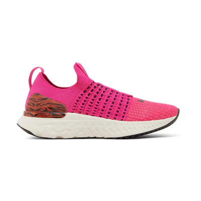 (W) Nike React Phantom Run Flyknit 2 'Pink Prime Zebra'