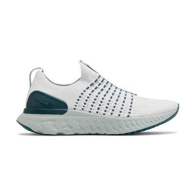 (W) Nike React Phantom Run Flyknit 2 'Platinum Tint Dark Teal Green'