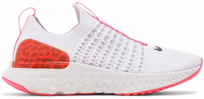 (Women) Nike React Phantom Run Flyknit 2 'Platinum Tint Chile Red' DM8064-001 (Women) Nike React Phantom Run Flyknit 2 'Platinum Tint Chile Red' DM8064-001