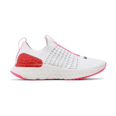 (W) Nike React Phantom Run Flyknit 2 'Platinum Tint Chile Red'