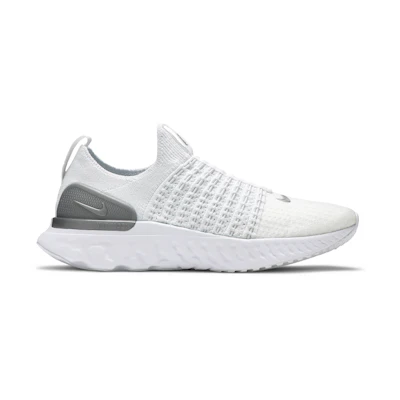 (W) Nike React Phantom Run Flyknit 2 'True White Silver'