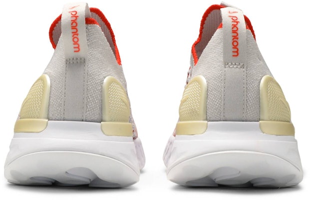 (W) 耐克 React Phantom Run Flyknit 2 灰橙色跑鞋 CJ0280-003 Details for (W) 耐克 React Phantom Run Flyknit 2 灰橙色跑鞋 CJ0280-003