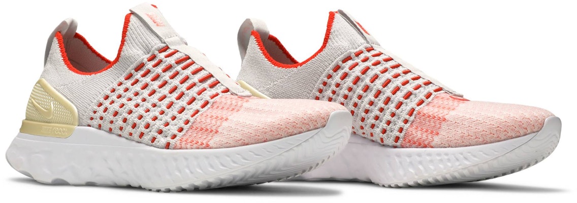(W) 耐克 React Phantom Run Flyknit 2 灰橙色跑鞋 CJ0280-003 Cheap (W) 耐克 React Phantom Run Flyknit 2 灰橙色跑鞋 CJ0280-003