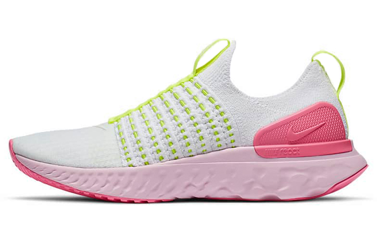 (Women) Nike React Phantom Run Flyknit 2 'White Volt Pink Glow' CZ7991-100