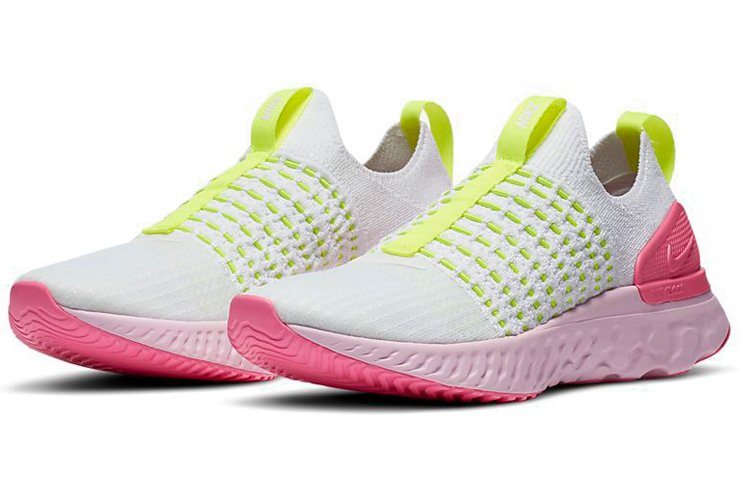 Lookbook (W) Nike React Phantom Run Flyknit 2 ''Blanc Volt Rose Éclat'' CZ7991-100
