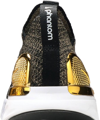 (Women) Nike React Phantom Run Flyknit 2 Premium 'Black Metallic Gold' CZ4830-001 Sizing (Women) Nike React Phantom Run Flyknit 2 Premium 'Black Metallic Gold' CZ4830-001