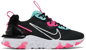 (Women) Nike React Vision 'Dark Smoke Grey Pink Blast' CI7523-008 (Women) Nike React Vision 'Dark Smoke Grey Pink Blast' CI7523-008