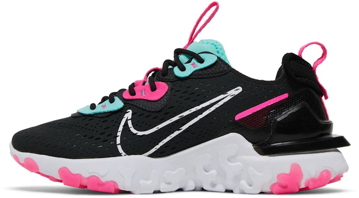 (Women) Nike React Vision 'Dark Smoke Grey Pink Blast' CI7523-008 Lookbook (Women) Nike React Vision 'Dark Smoke Grey Pink Blast' CI7523-008