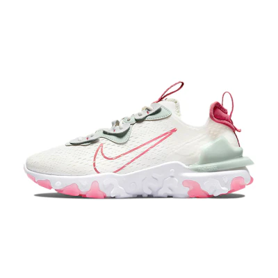 (W) Nike React Vision Low-Top Pink/White