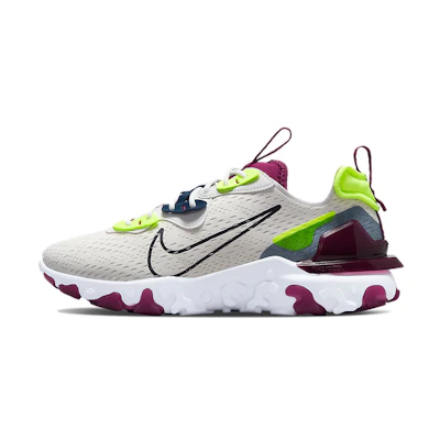 (W) Nike React Vision Low-Top White/Purple