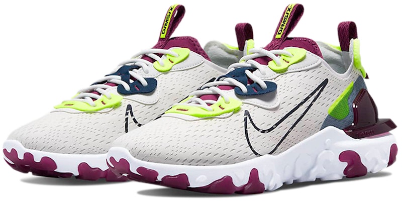 (W) Nike React Vision Low-Top Putih/Ungu CI7523-106 Lookbook (W) Nike React Vision Low-Top Putih/Ungu CI7523-106