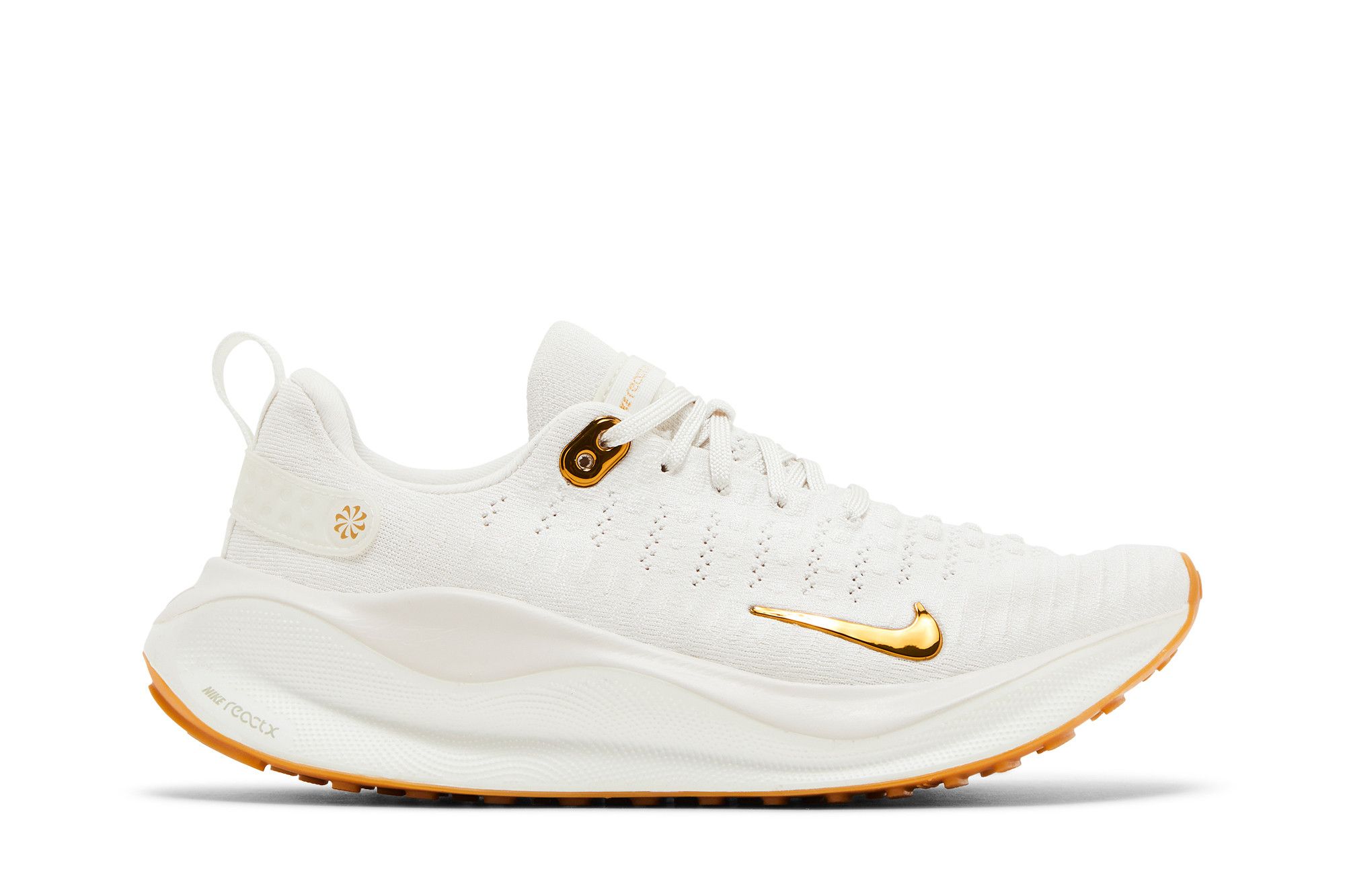 (Women) Nike ReactX Infinity Run 4 'Gum Light Brown Metallic Gold' DR2670-013