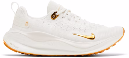 (Women) Nike ReactX Infinity Run 4 'Gum Light Brown Metallic Gold' DR2670-013 (Women) Nike ReactX Infinity Run 4 'Gum Light Brown Metallic Gold' DR2670-013