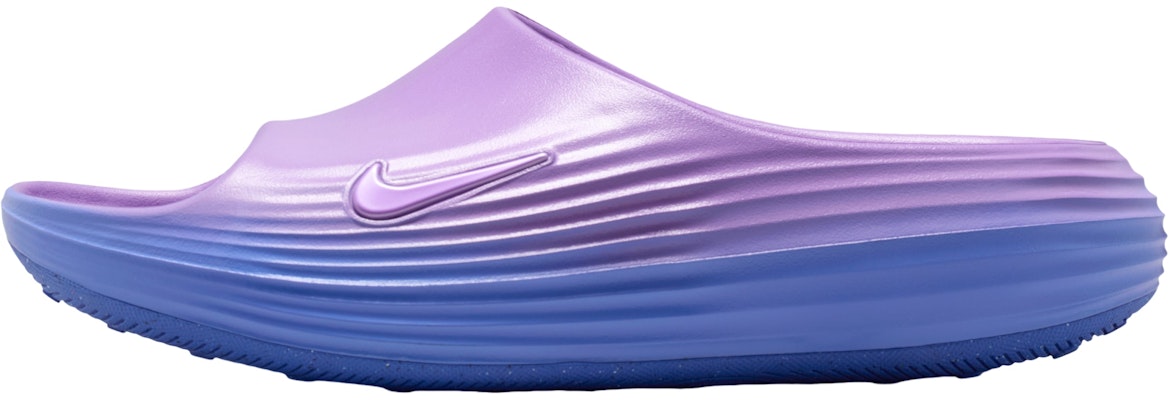 (W) Nike ReactX Rejuven8 Slide Ungu Terang Sapphire HV4484-500 Details for (W) Nike ReactX Rejuven8 Slide Ungu Terang Sapphire HV4484-500
