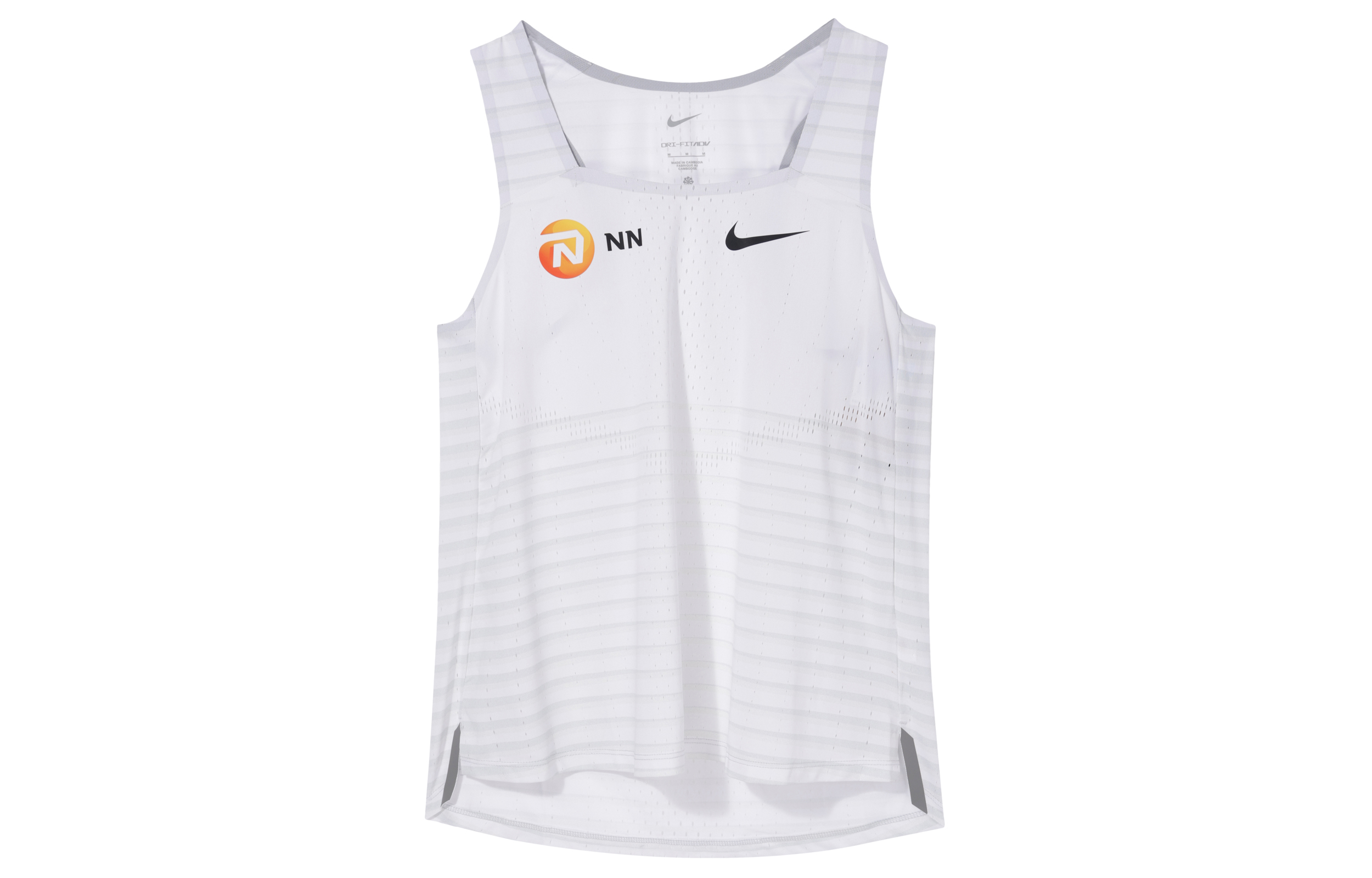 (Women) Nike Reflective Breathable Mesh Sleeveless Running Tank Top White DR5850-100