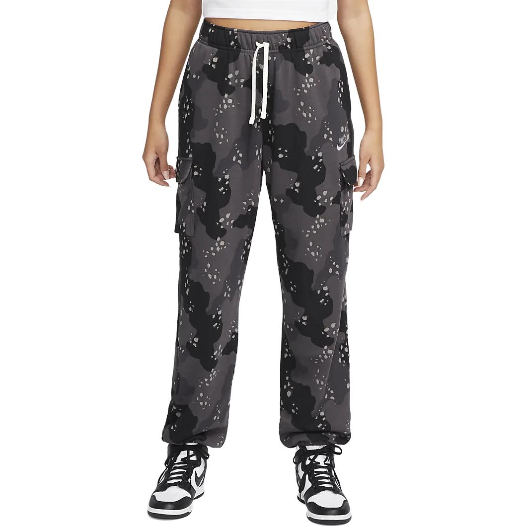 (Women) Nike Relaxed Fit Mid-Rise Drawstring Cargo Pants Multicolor DZ3110-010