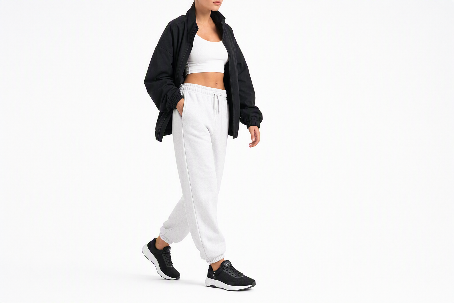 Order (W) Nike Renew Serenity Run ''Zwart Donker Rookgrijs'' DB0522-002