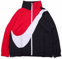 (Women) Nike Retro Colorblock Track Jacket Red BV3686-010 (Women) Nike Retro Colorblock Track Jacket Red BV3686-010