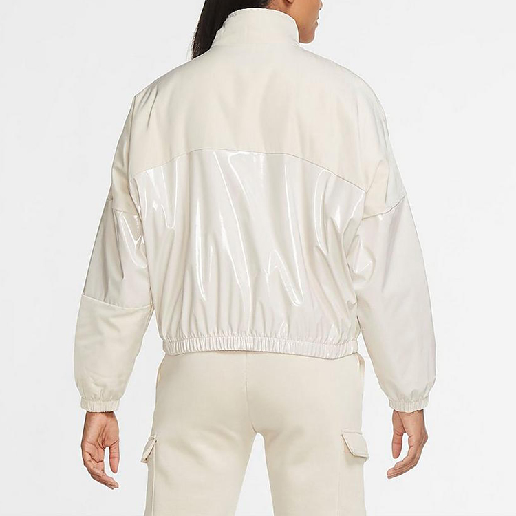 (Women) Nike Retro Glossy Paneled Track Jacket Women’s White CZ1870-140 圖 6