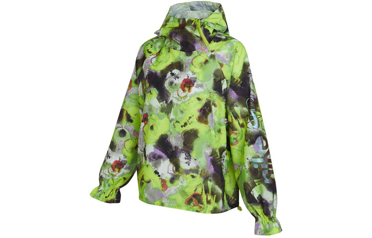 (Women) Nike Retro Tie-Dye Casual Jacket Green DM7550-321