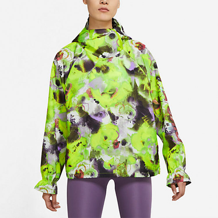 (Women) Nike Retro Tie-Dye Casual Jacket Green DM7550-321 圖 5