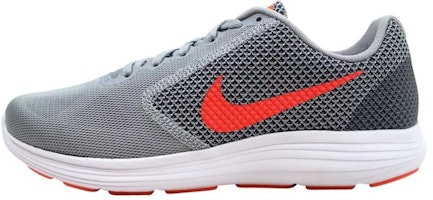 (Women) Nike Revolution 3 'Wolf Grey Hyper Orange' 819303-002 (Women) Nike Revolution 3 'Wolf Grey Hyper Orange' 819303-002