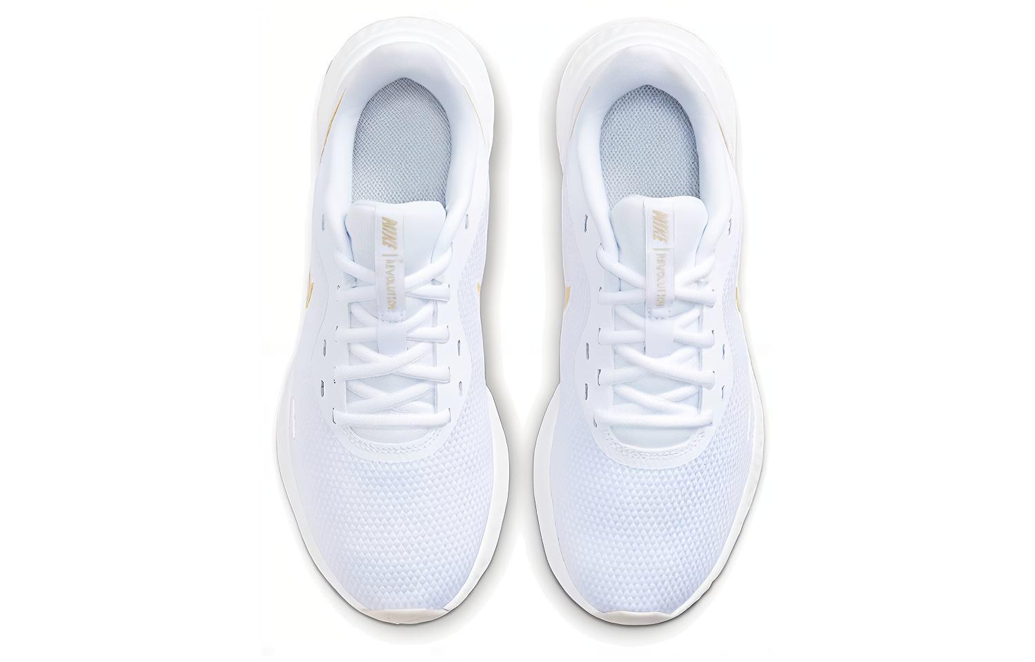 Shop (W) Nike Revolution 5 Oro ''Bianco'' BQ3207-108