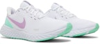 Cheap (W) 耐克革命5代 '白绿光紫' BQ3207-111