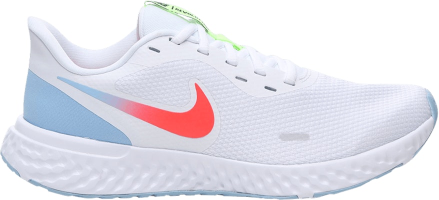 (Women) Nike Revolution 5 'White Laser Crimson Blue' CZ9301-100 Buy (Women) Nike Revolution 5 'White Laser Crimson Blue' CZ9301-100