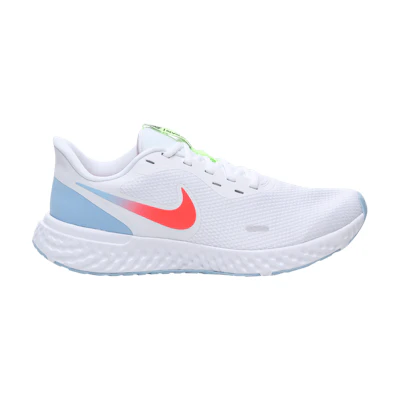 (W) Nike Revolution 5 'White Laser Crimson Blue'