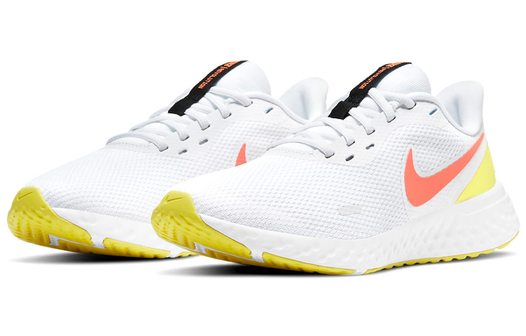 (W) Nike Revolution 5 'White Pink Yellow' 圖 3