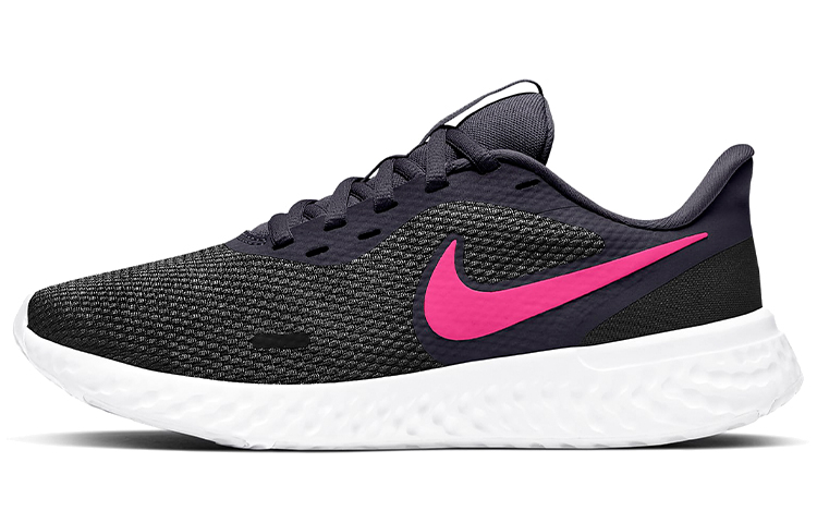 nike revolution 5 women's black and pink