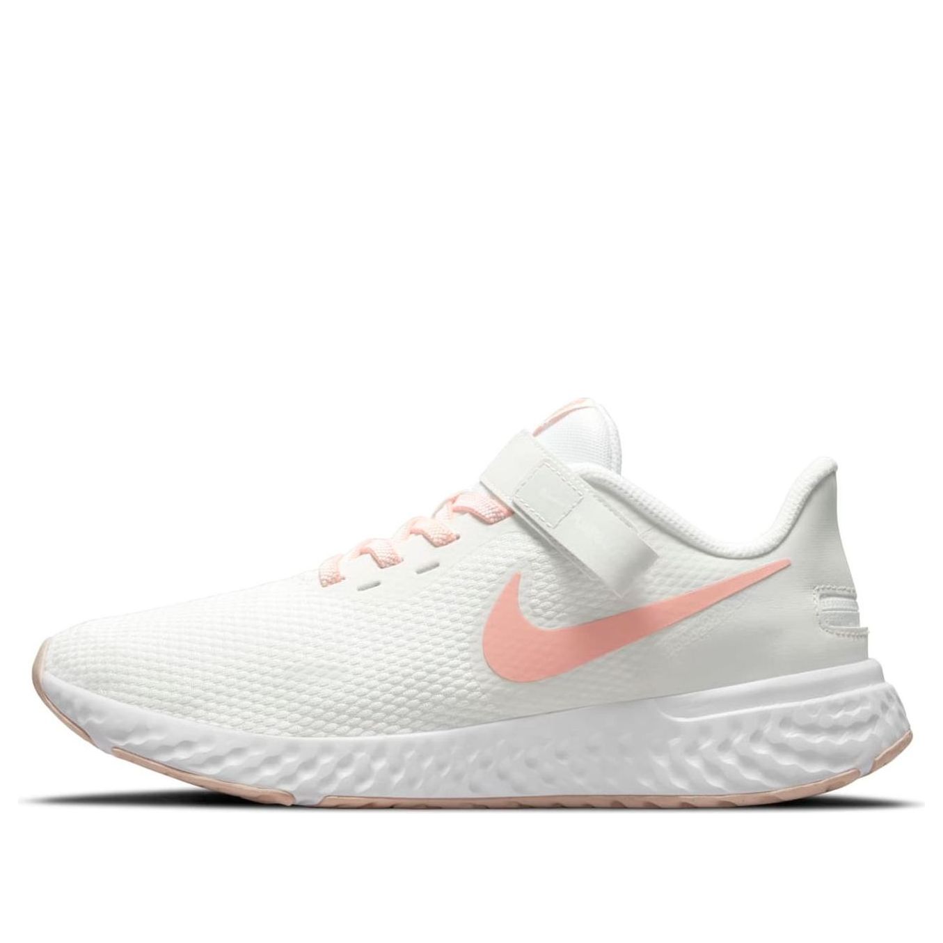 (Women) Nike Revolution 5 FlyEase 'Summit White Crimson Bliss' BQ3212-109